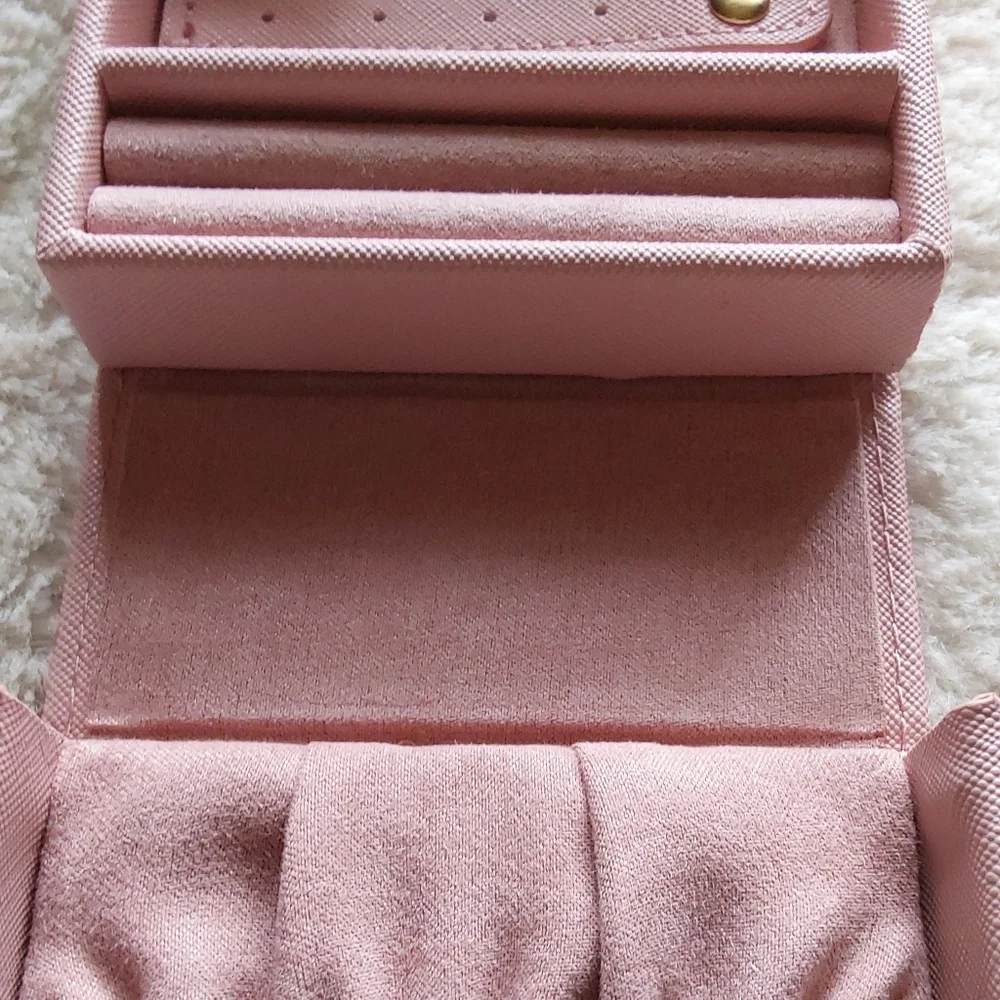 🌺 NWT Kendra Scott Blush Pink Jewelry Travel Case - Picture 4 of 10